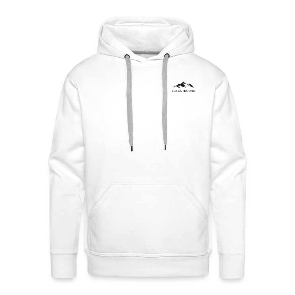 Mountains Premium Hoodie - white