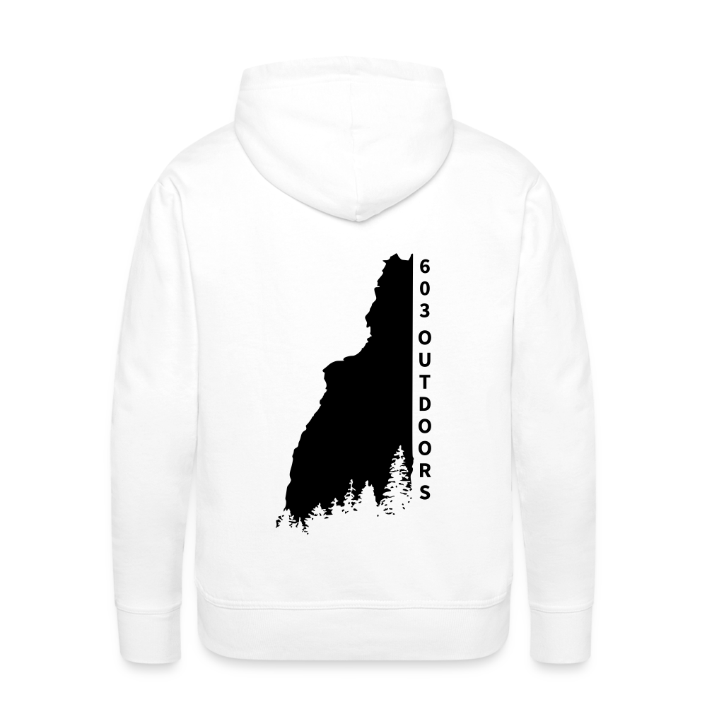 Mountains Premium Hoodie - white