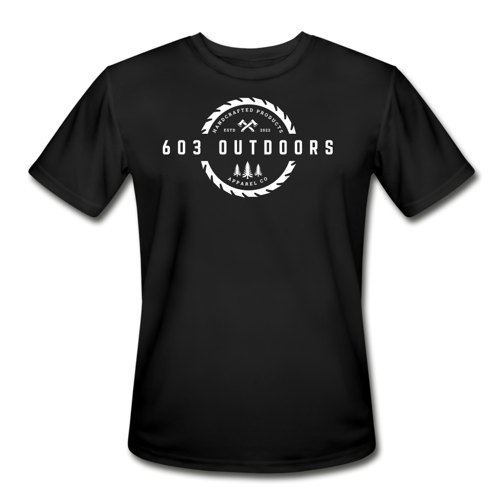 Logger Moisture Wicking Performance T-Shirt - black