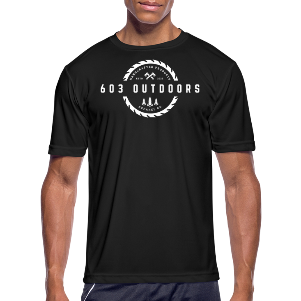 Logger Moisture Wicking Performance T-Shirt - black