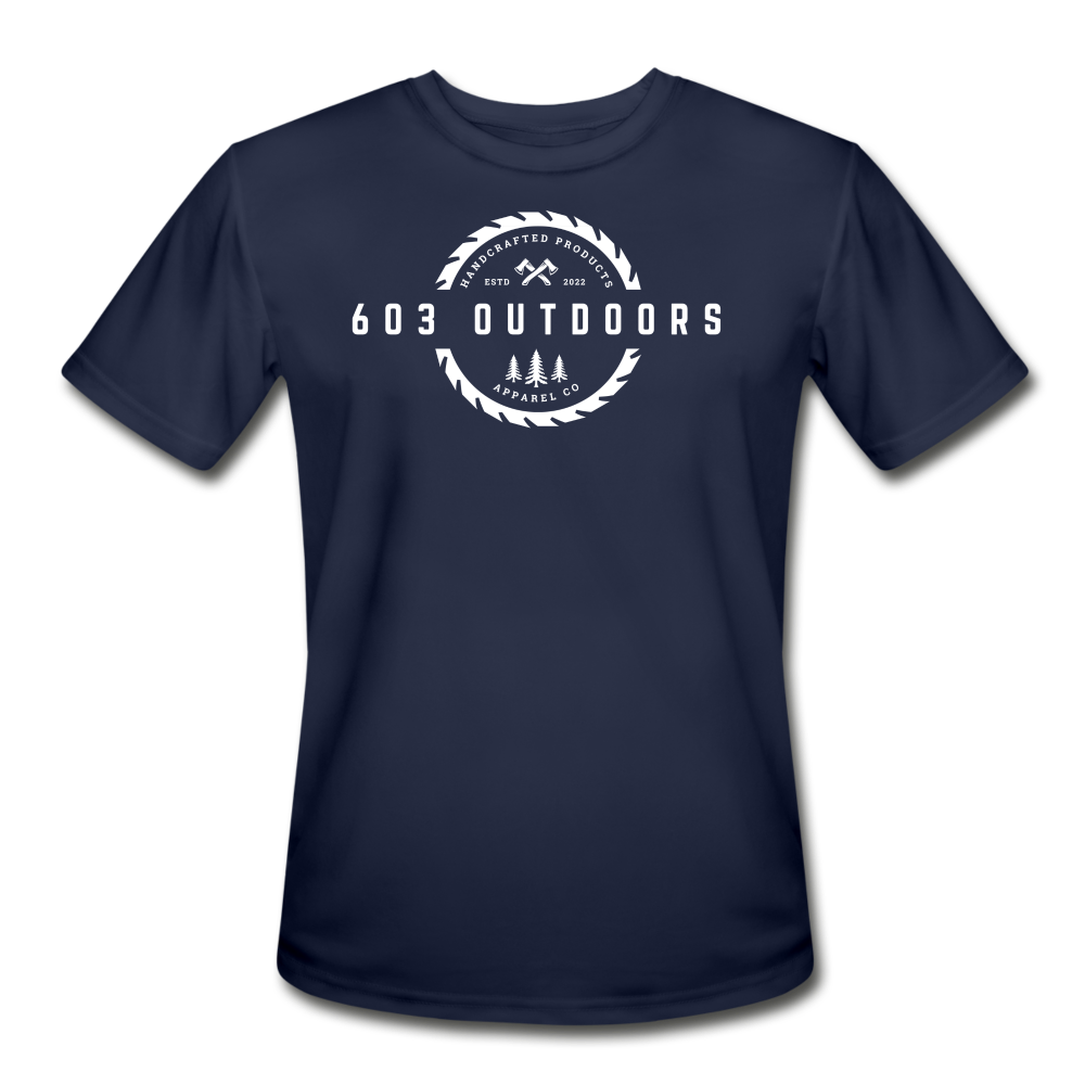 Logger Moisture Wicking Performance T-Shirt - navy