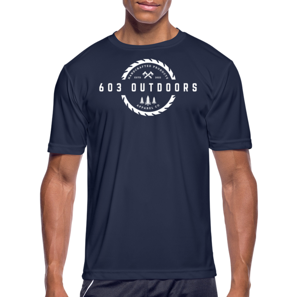 Logger Moisture Wicking Performance T-Shirt - navy