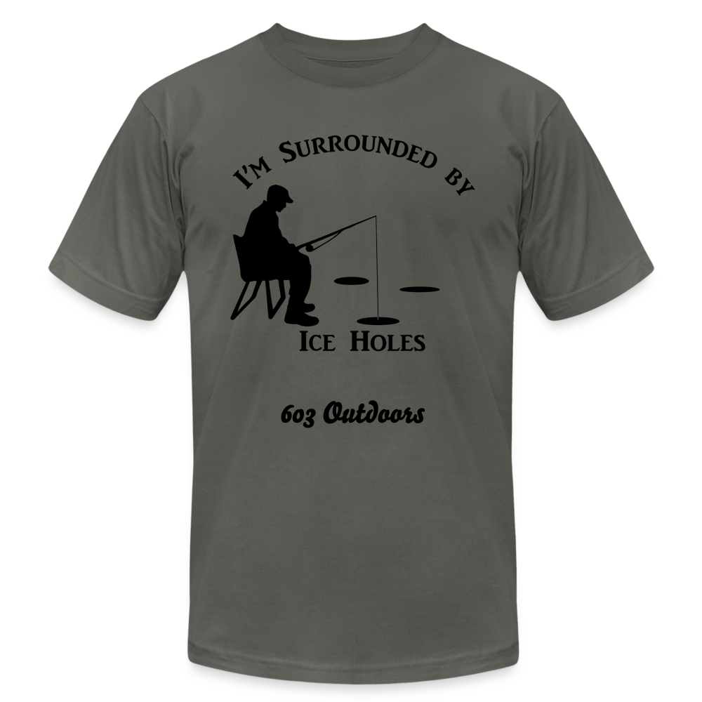 Ice Hole Classic T-Shirt - asphalt