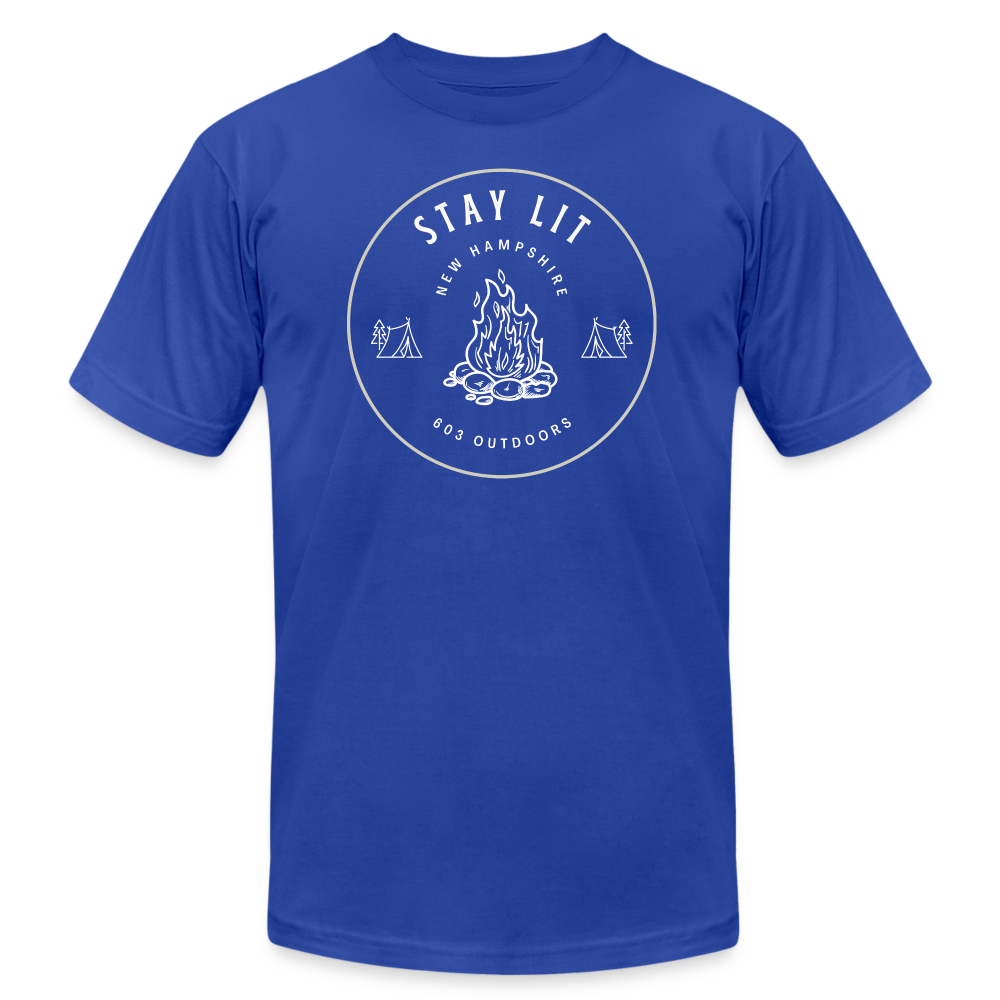 Stay Lit Short Sleeve T-Shirt - royal blue