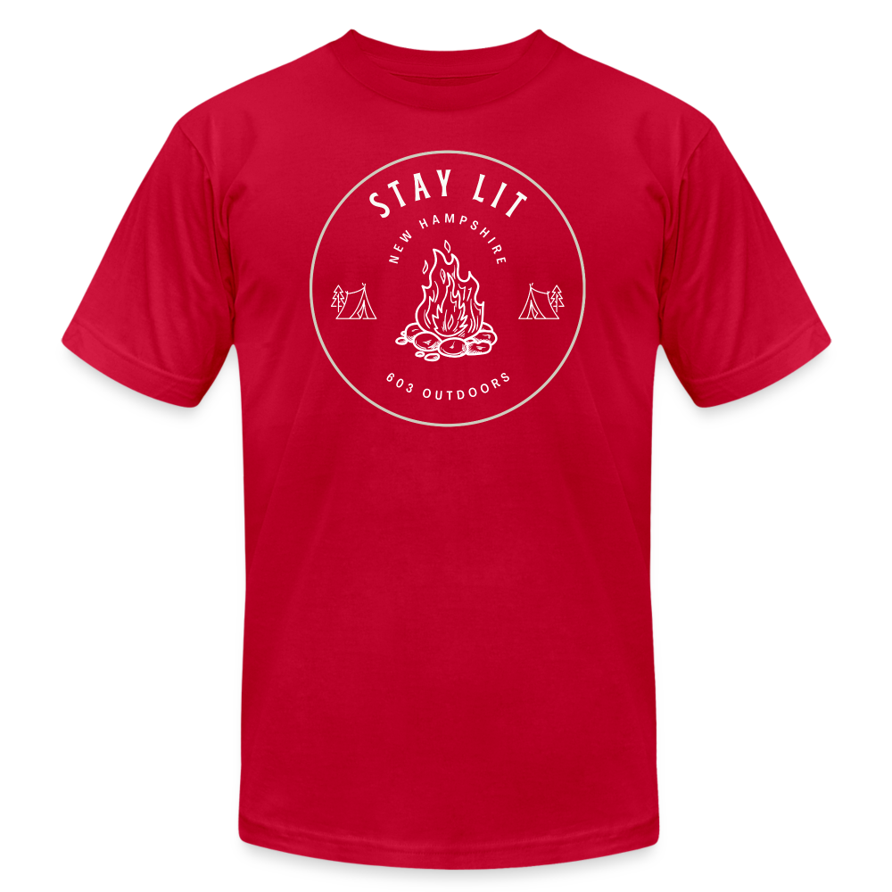 Stay Lit Short Sleeve T-Shirt - red