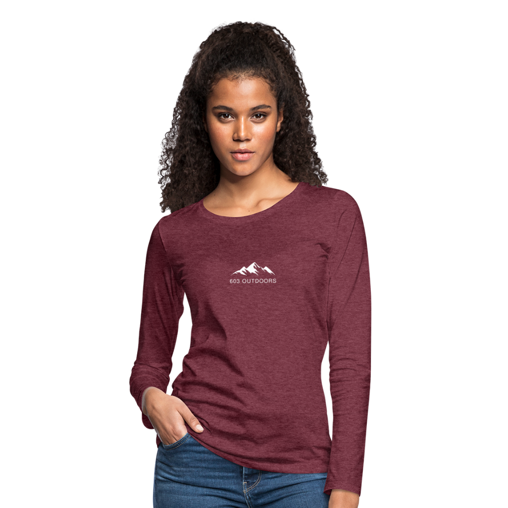 Mountain Premium Long Sleeve - heather burgundy