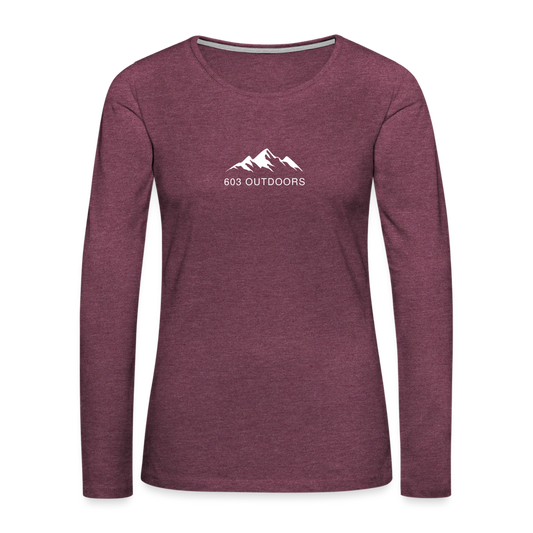 Mountain Premium Long Sleeve - heather burgundy