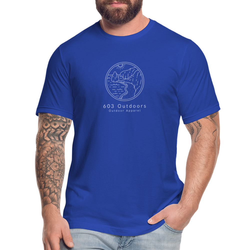 Shoreline Tee - royal blue