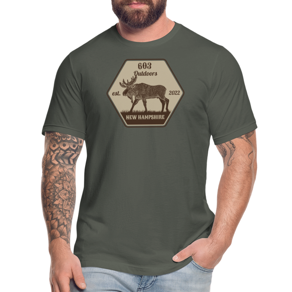 That's One Classy Moose T-Shirt - asphalt