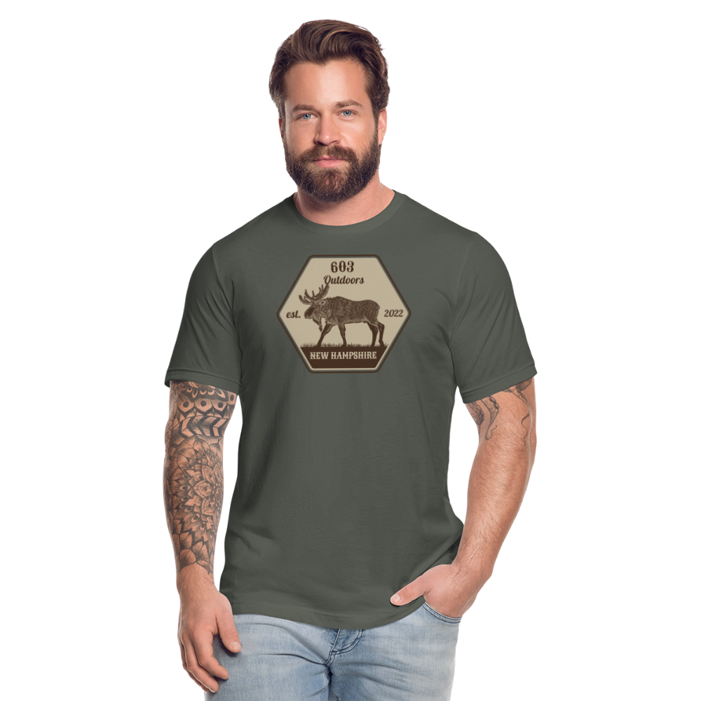 That's One Classy Moose T-Shirt - asphalt