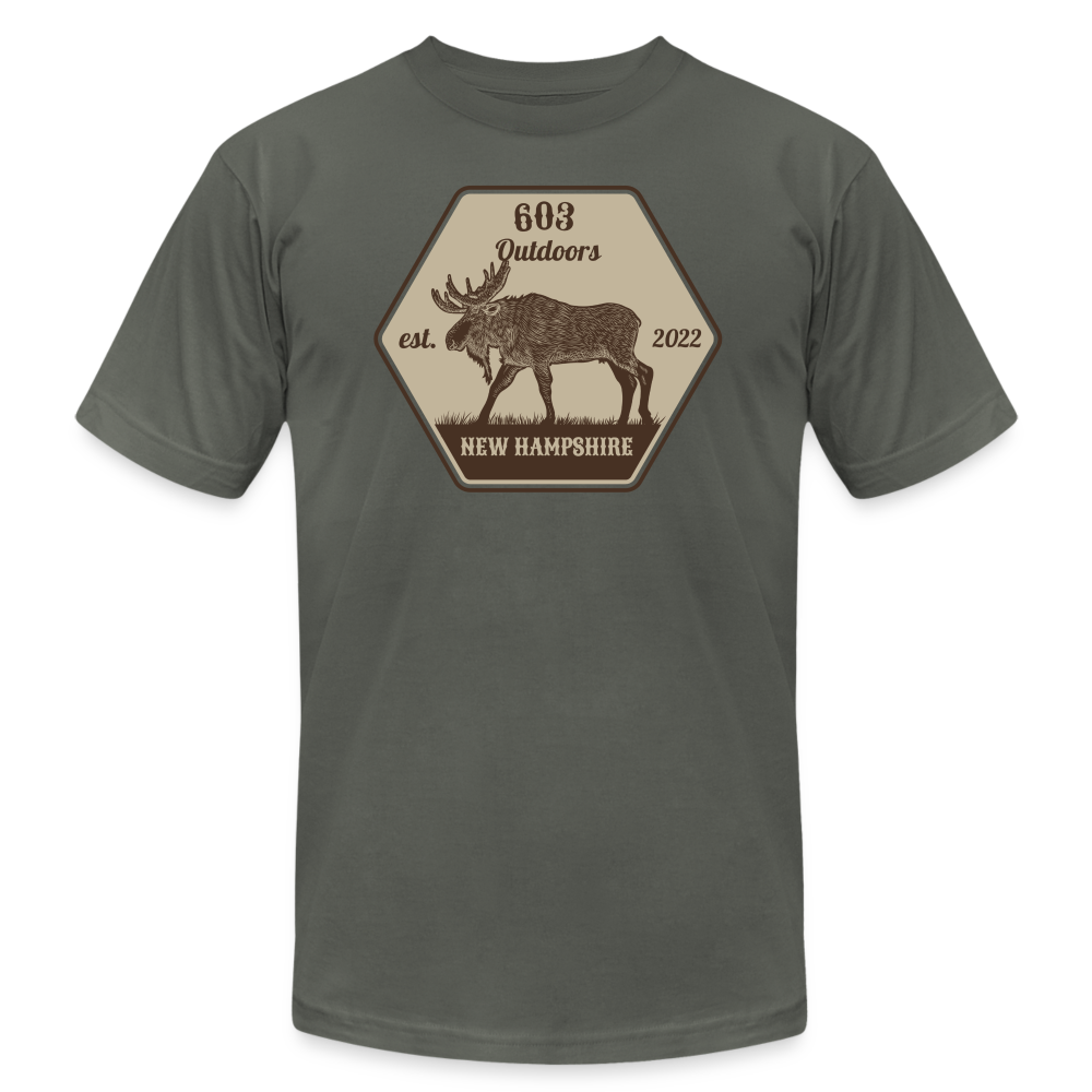 That's One Classy Moose T-Shirt - asphalt