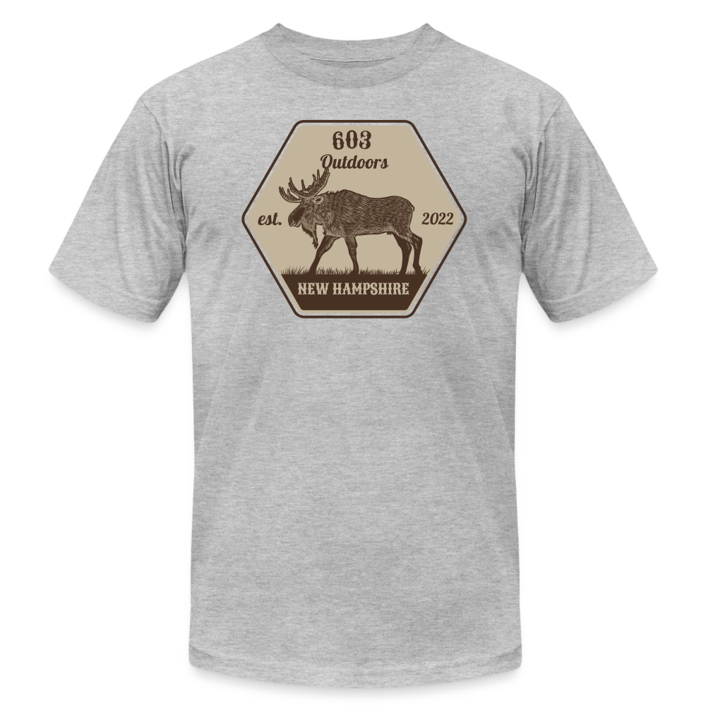 That's One Classy Moose T-Shirt - heather gray