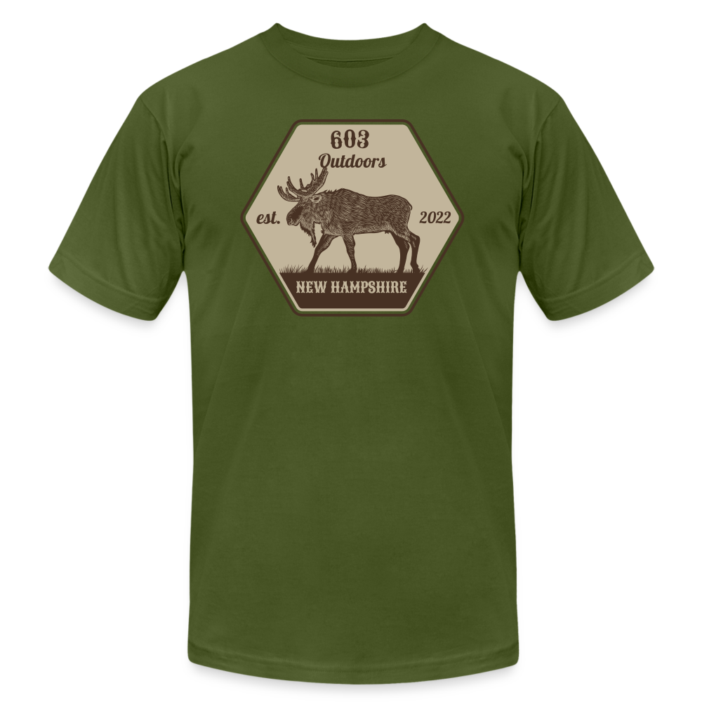 That's One Classy Moose T-Shirt - olive