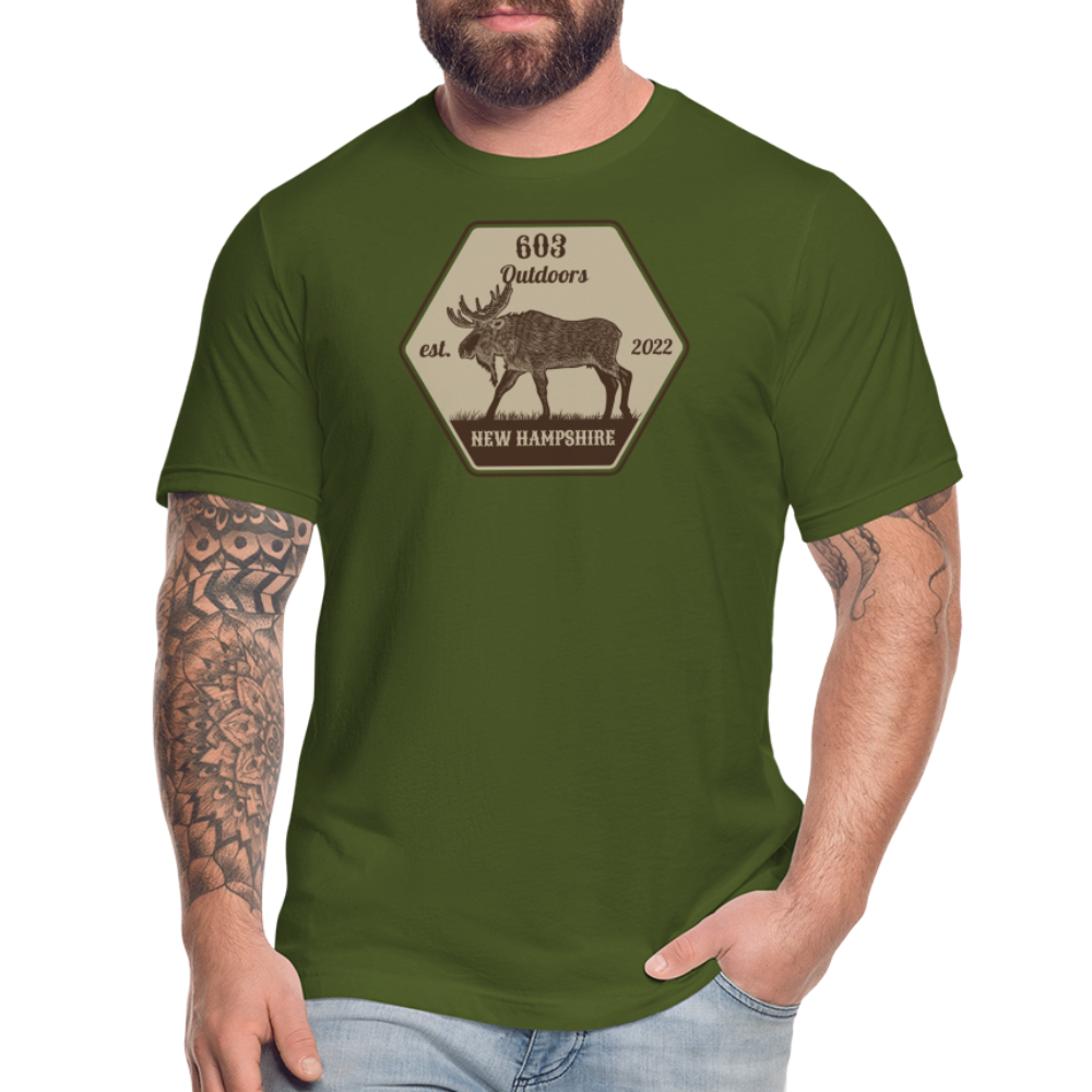 That's One Classy Moose T-Shirt - olive
