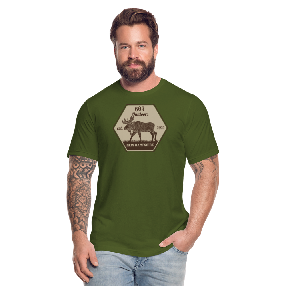 That's One Classy Moose T-Shirt - olive