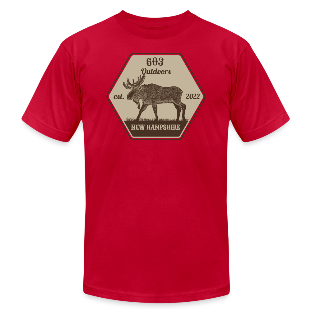 That's One Classy Moose T-Shirt - red