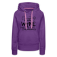 Camping & Wine Premium Hoodie - purple 