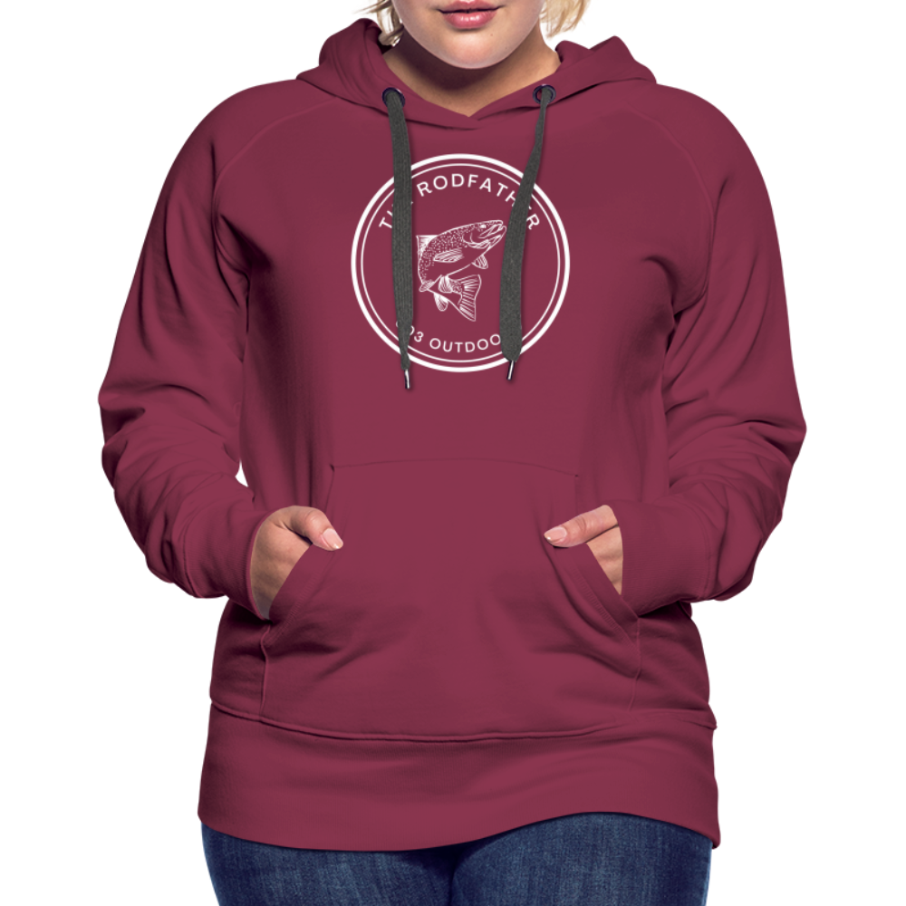 The Rodfather Premium Hoodie - burgundy