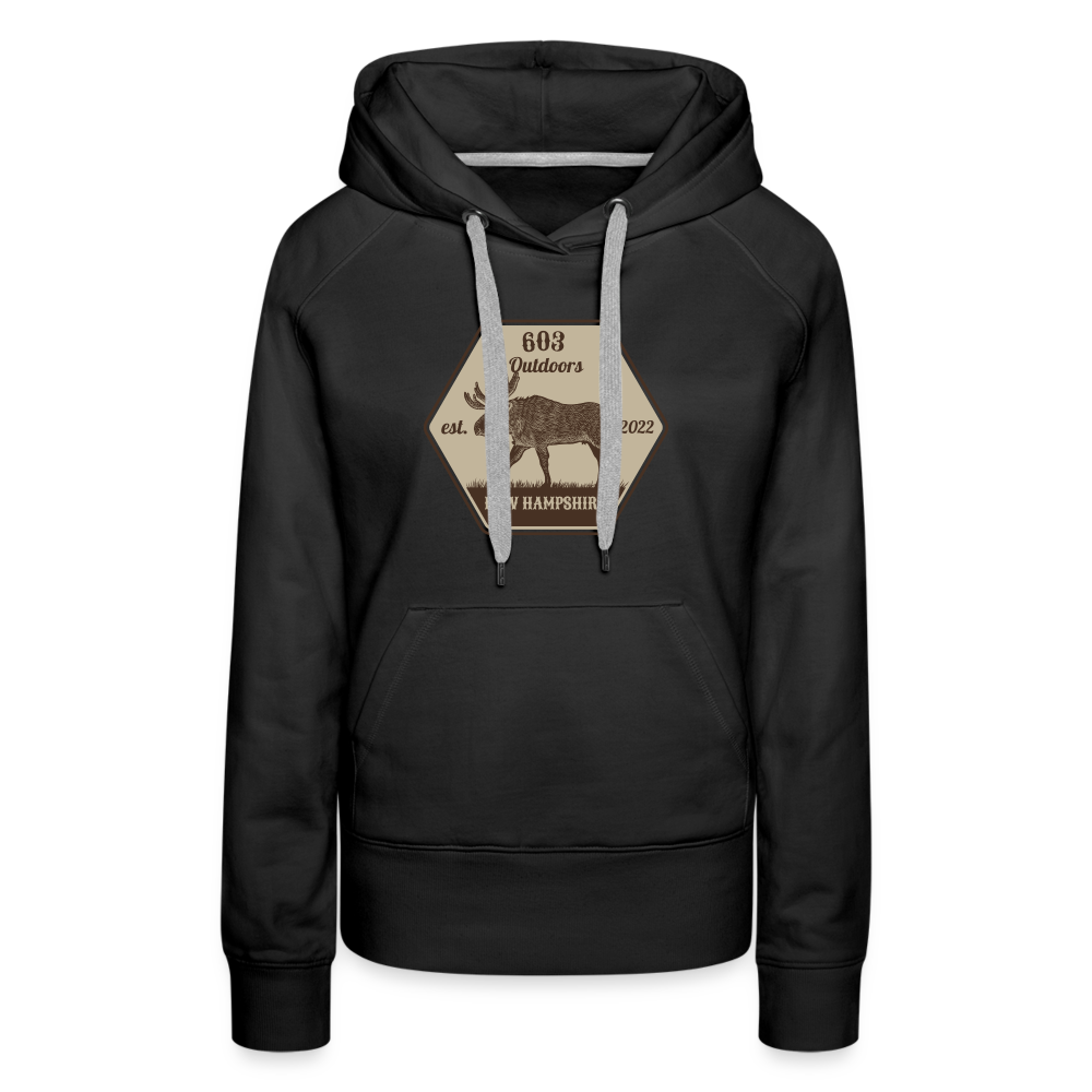 Big Classy Moose Premium Hoodie - black