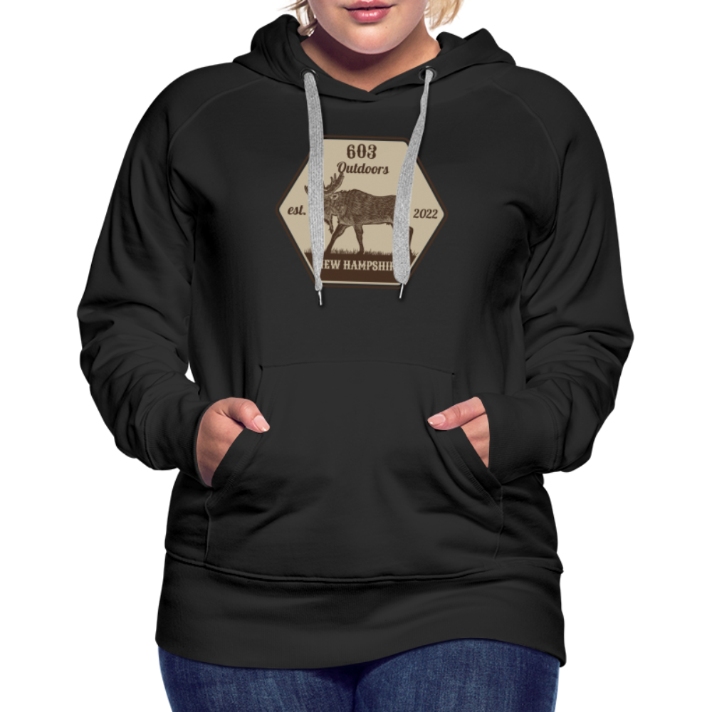 Big Classy Moose Premium Hoodie - black