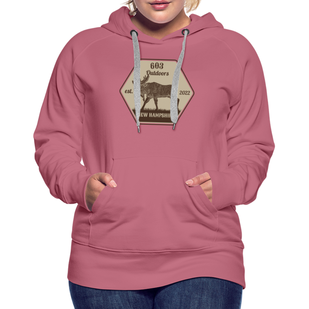 Big Classy Moose Premium Hoodie - mauve