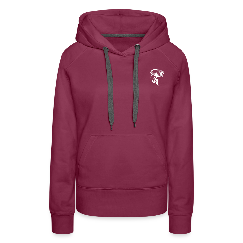 Fishing Premium Hoodie - burgundy